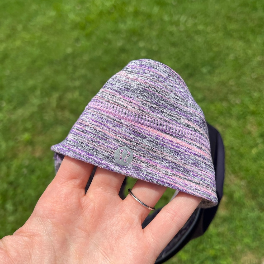 Lululemon Reversible Headband with Ponytail Holder